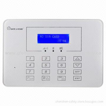 Wireless Wired Defense Zone GSM Home Security Alarm System LCD Touch Keypad